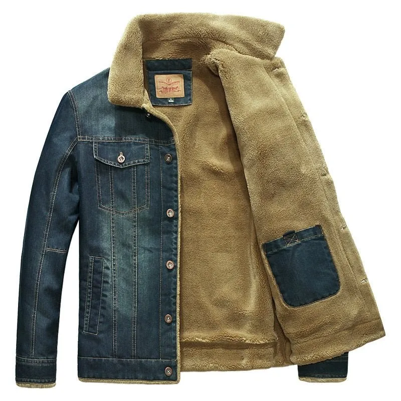 Abel™ | Modern vinter denimjacka för män