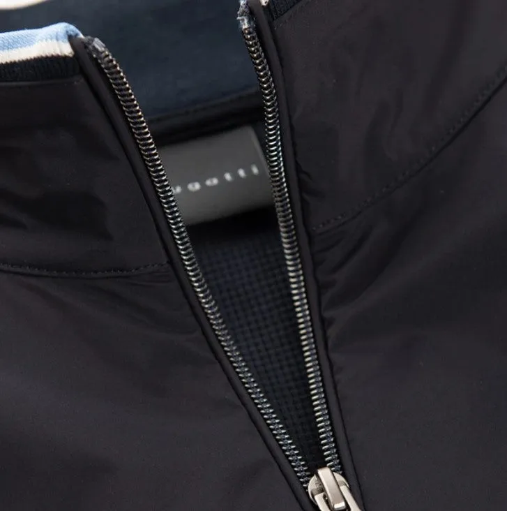 Bugatti - Full Zip Sweatshirt Jacket, Navy