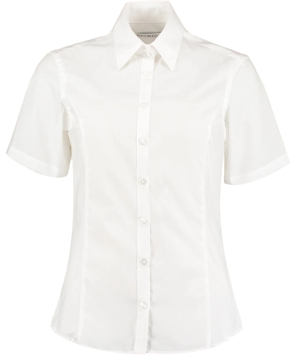 Business blouse short-sleeved (tailored fit) | White