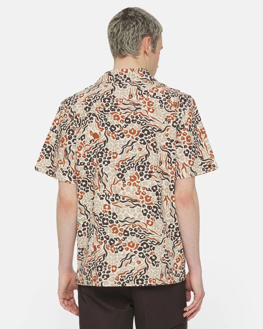 Dickies Saltville Short Sleeve Shirt - Red Camouflage