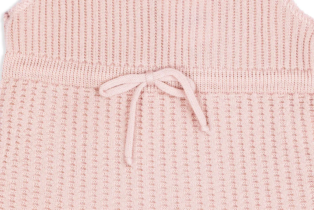 Merino Wool Knit Soft Rose Dress