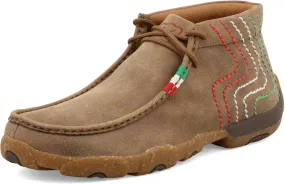 Twisted X Men's Chukka Driving Moc, Moc Toe, Bomber & Mexican Heritage Stitching, 9 W